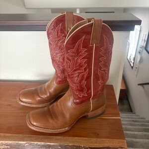 Cody James Brown and Red Western Boots